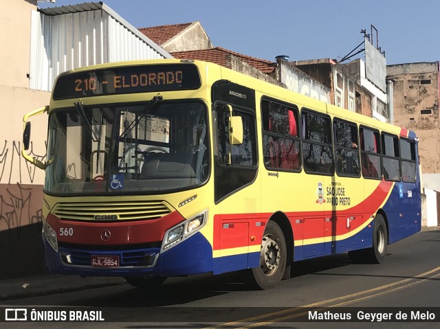 Circular Santa Luzia > Protetora Transportes 560 na cidade de São José do Rio Preto, São Paulo, Brasil, por Matheus  Geyger de Melo. Número da foto: #7003551.