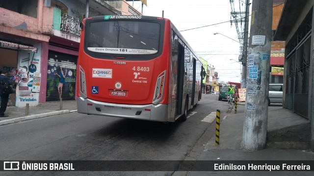 Express Transportes Urbanos Ltda 4 8403 na cidade de São Paulo, São Paulo, Brasil, por Edinilson Henrique Ferreira. Número da foto: #7006239.