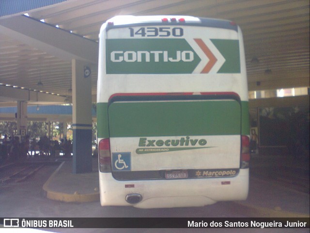 Empresa Gontijo de Transportes 14350 na cidade de Salvador, Bahia, Brasil, por Mario dos Santos Nogueira Junior. Número da foto: #7005450.