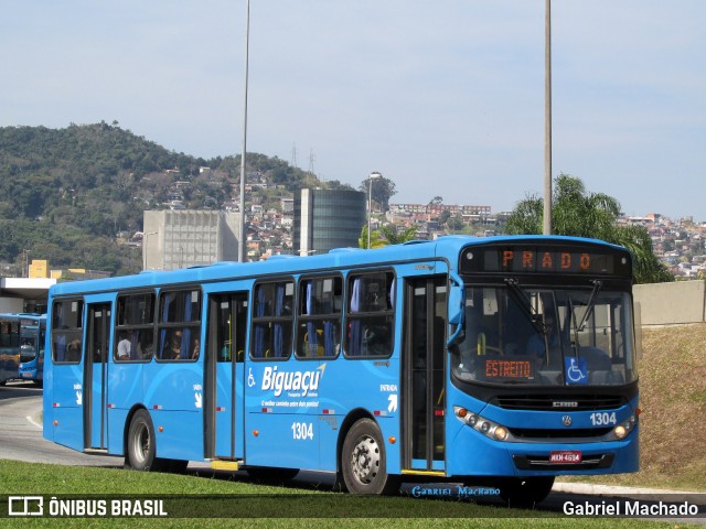 Biguaçu Transportes Coletivos Administração e Participação 1304 na cidade de Florianópolis, Santa Catarina, Brasil, por Gabriel Machado. Número da foto: #7006511.