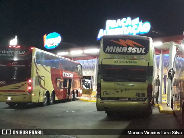 MinasSul - Minastur - Viação Minas Tour 4600 na cidade de Perdões, Minas Gerais, Brasil, por Marcus Vinicius Lara Silva. Número da foto: #7004624.
