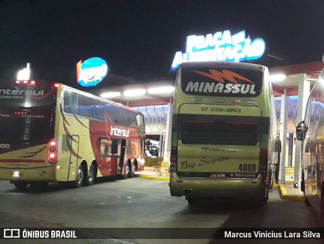 MinasSul - Minastur - Viação Minas Tour 4600 na cidade de Perdões, Minas Gerais, Brasil, por Marcus Vinicius Lara Silva. ID da foto: 7004624.