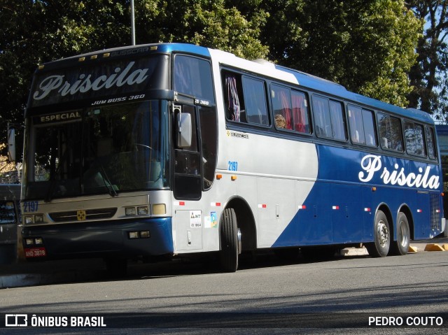Priscila Turismo e Transporte 2197 na cidade de Aparecida, São Paulo, Brasil, por PEDRO COUTO. Número da foto: #7005718.