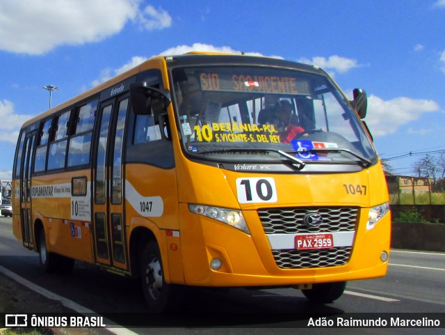 Transporte Suplementar de Belo Horizonte 1047 na cidade de Belo Horizonte, Minas Gerais, Brasil, por Adão Raimundo Marcelino. ID da foto: 7005772.