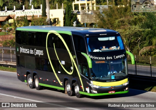 Expresso Princesa dos Campos 6201 na cidade de Santa Isabel, São Paulo, Brasil, por Rudnei Aparecido da Silva. ID da foto: 7006223.