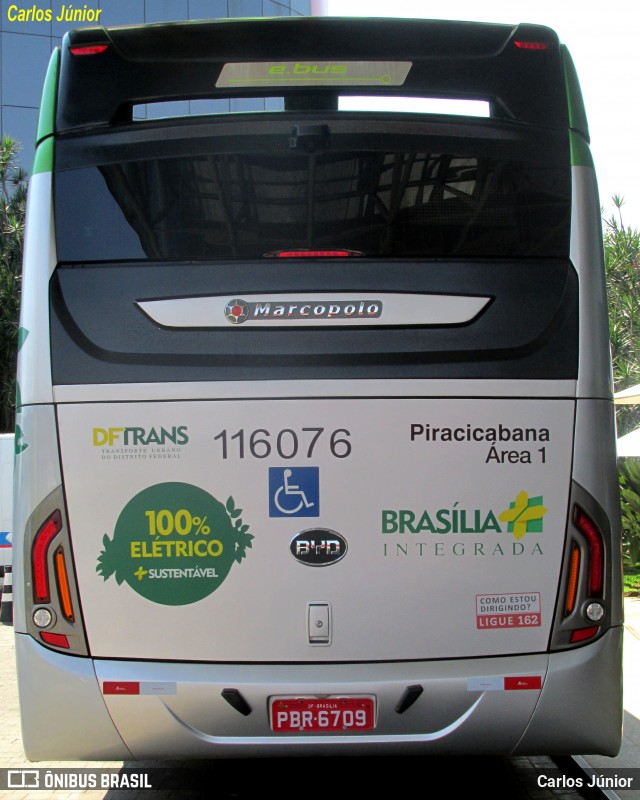 Viação Piracicabana Distrito Federal 116076 na cidade de Brasília, Distrito Federal, Brasil, por Carlos Júnior. Número da foto: #7004780.