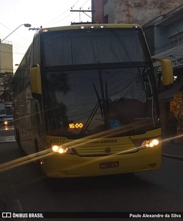 Viação Itapemirim 49017 na cidade de Aparecida, São Paulo, Brasil, por Paulo Alexandre da Silva. ID da foto: 7005461.