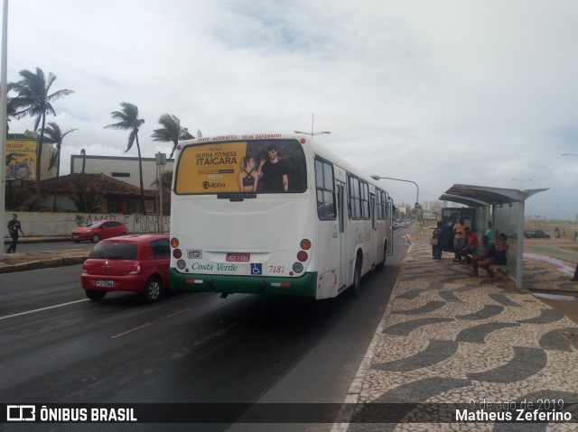 Empresa de Transportes Costa Verde 7181 na cidade de Salvador, Bahia, Brasil, por Matheus Zeferino. ID da foto: 7005166.