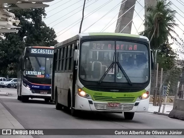 Transportes Paranapuan B10088 na cidade de Rio de Janeiro, Rio de Janeiro, Brasil, por Carlos Alberto de Oliveira Júnior. Número da foto: #7004783.