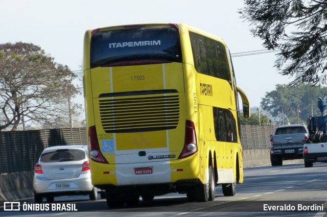 Viação Itapemirim 6025 na cidade de Caçapava, São Paulo, Brasil, por Everaldo Bordini. ID da foto: 7003815.