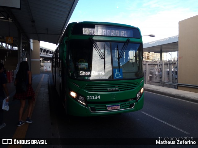 OT Trans - Ótima Salvador Transportes 21134 na cidade de Salvador, Bahia, Brasil, por Matheus Zeferino. ID da foto: 7008118.