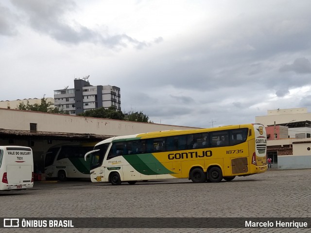 Empresa Gontijo de Transportes 18735 na cidade de Teófilo Otoni, Minas Gerais, Brasil, por Marcelo Henrique. Número da foto: #7007606.