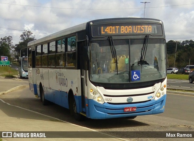Empresa de Transporte Coletivo Viamão 1022 na cidade de Viamão, Rio Grande do Sul, Brasil, por Max Ramos. Número da foto: #7008255.