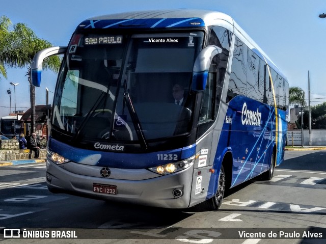 Viação Cometa 11232 na cidade de Aparecida, São Paulo, Brasil, por Vicente de Paulo Alves. Número da foto: #7008527.