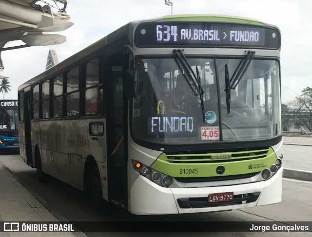 Transportes Paranapuan B10045 na cidade de Rio de Janeiro, Rio de Janeiro, Brasil, por Jorge Gonçalves. Número da foto: #7008348.