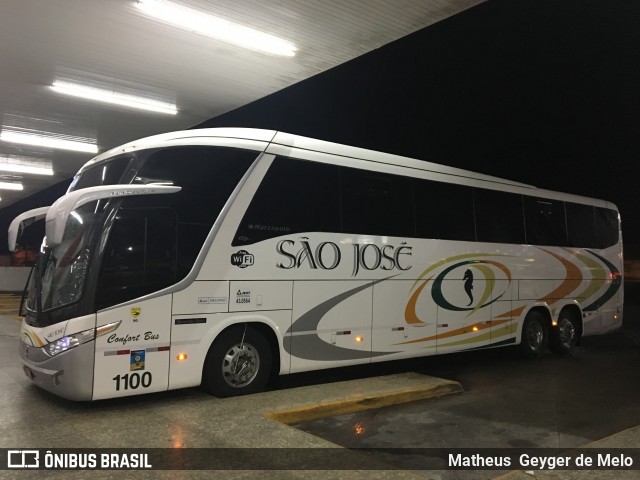 Expresso São José 1100 na cidade de Sombrio, Santa Catarina, Brasil, por Matheus  Geyger de Melo. Número da foto: #7006674.