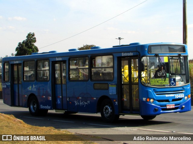 Auto Omnibus Floramar 10488 na cidade de Belo Horizonte, Minas Gerais, Brasil, por Adão Raimundo Marcelino. ID da foto: 7009151.