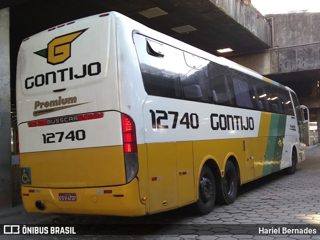 Empresa Gontijo de Transportes 12740 na cidade de Belo Horizonte, Minas Gerais, Brasil, por Hariel Bernades. Número da foto: #7009894.