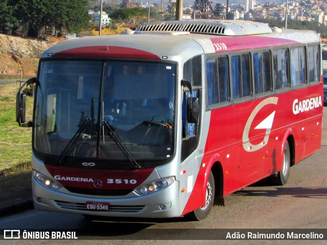 Expresso Gardenia 3510 na cidade de Belo Horizonte, Minas Gerais, Brasil, por Adão Raimundo Marcelino. Número da foto: #7009213.