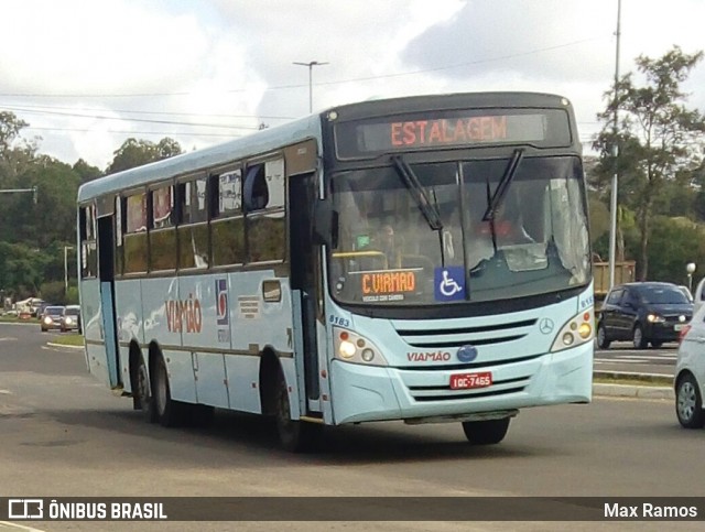 Empresa de Transporte Coletivo Viamão 8183 na cidade de Viamão, Rio Grande do Sul, Brasil, por Max Ramos. ID da foto: 7008273.