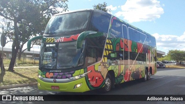 UTIL - União Transporte Interestadual de Luxo 11868 na cidade de Brasília, Distrito Federal, Brasil, por Adilson de Sousa. Número da foto: #7007928.