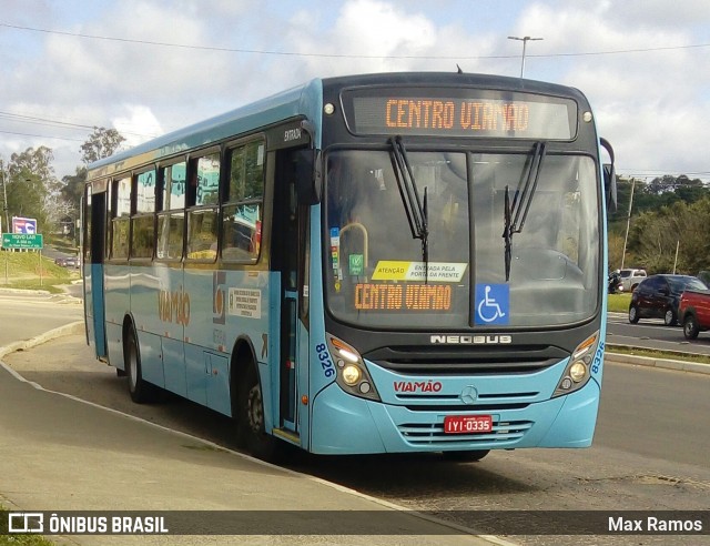 Empresa de Transporte Coletivo Viamão 8326 na cidade de Viamão, Rio Grande do Sul, Brasil, por Max Ramos. ID da foto: 7006980.