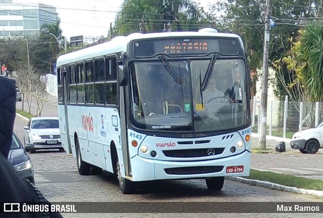 Empresa de Transporte Coletivo Viamão 8143 na cidade de Viamão, Rio Grande do Sul, Brasil, por Max Ramos. ID da foto: 7006978.