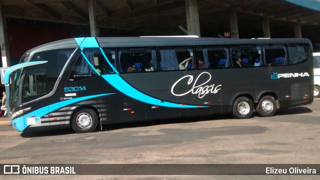 Empresa de Ônibus Nossa Senhora da Penha 53014 na cidade de Porto Alegre, Rio Grande do Sul, Brasil, por Elizeu Oliveira. Número da foto: #7007639.