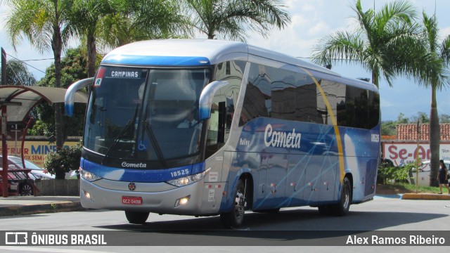 Viação Cometa 18525 na cidade de Aparecida, São Paulo, Brasil, por Alex Ramos Ribeiro. Número da foto: #7009893.