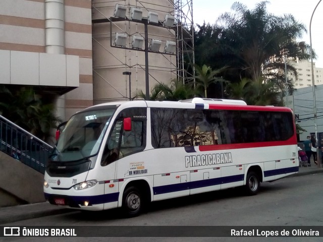Viação Piracicabana 711 na cidade de São Paulo, São Paulo, Brasil, por Rafael Lopes de Oliveira. Número da foto: #7008265.
