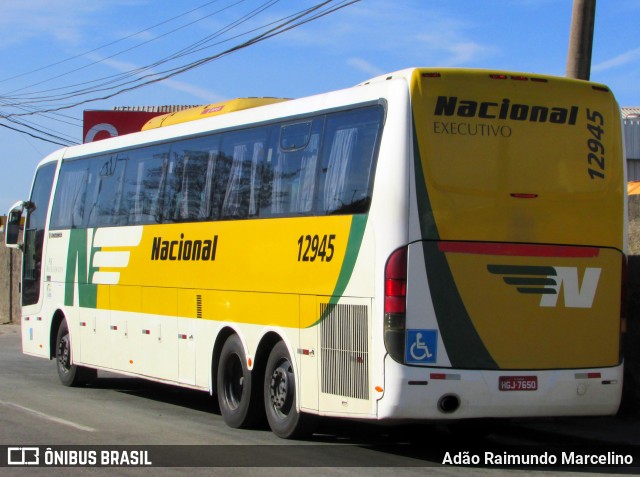 Viação Nacional 12945 na cidade de Belo Horizonte, Minas Gerais, Brasil, por Adão Raimundo Marcelino. ID da foto: 7011795.