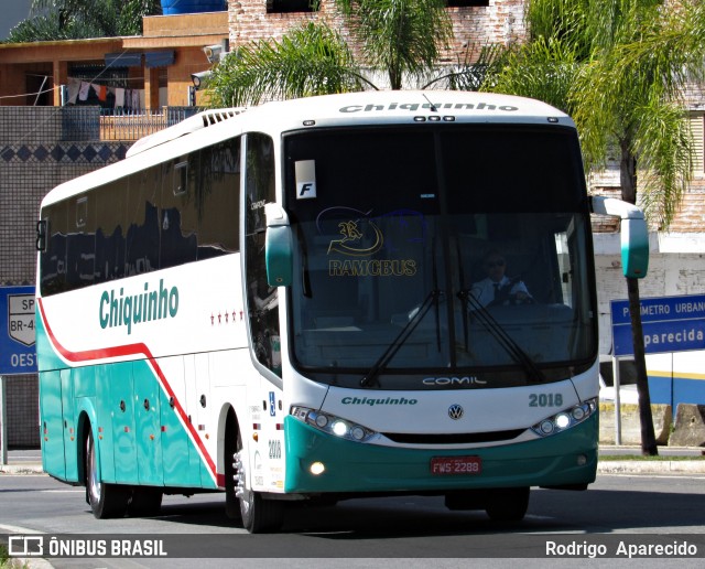 Chiquinho Transportes e Turismo 2018 na cidade de Aparecida, São Paulo, Brasil, por Rodrigo  Aparecido. Número da foto: #7011632.
