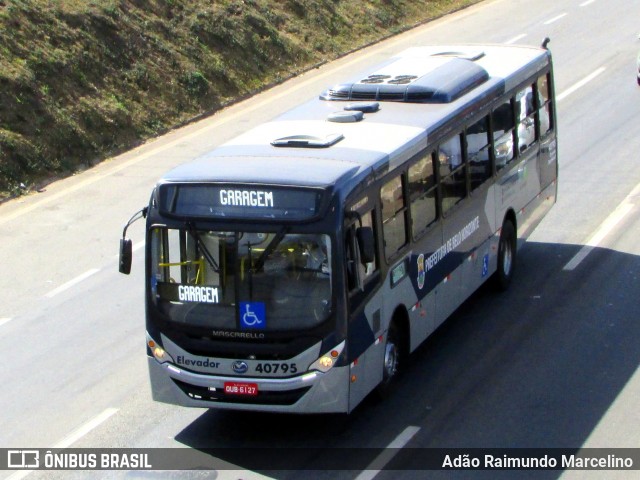 Viação Anchieta 40795 na cidade de Belo Horizonte, Minas Gerais, Brasil, por Adão Raimundo Marcelino. Número da foto: #7011655.