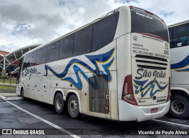 São João Turismo 845 na cidade de Aparecida, São Paulo, Brasil, por Vicente de Paulo Alves. ID da foto: 7011164.