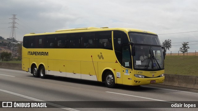 Viação Itapemirim 47001 na cidade de Caçapava, São Paulo, Brasil, por odair lopes. ID da foto: 7010905.