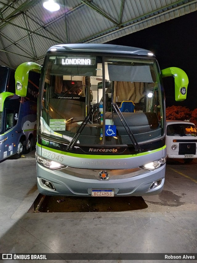 Viação Garcia 82045 na cidade de Paranavaí, Paraná, Brasil, por Robson Alves. Número da foto: #7011798.