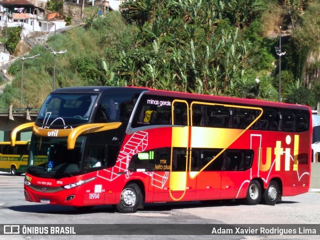 UTIL - União Transporte Interestadual de Luxo 11914 na cidade de Santos, São Paulo, Brasil, por Adam Xavier Rodrigues Lima. Número da foto: #7010961.