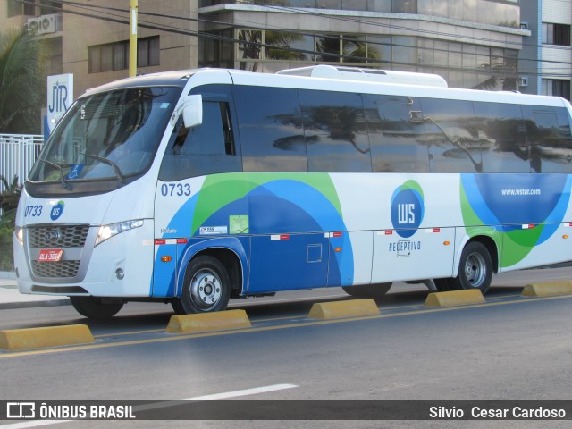 WS Turismo 0733 na cidade de Maceió, Alagoas, Brasil, por Silvio  Cesar Cardoso. Número da foto: #7010465.