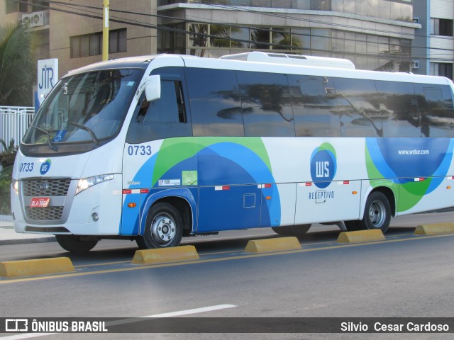 WS Turismo 0733 na cidade de Maceió, Alagoas, Brasil, por Silvio  Cesar Cardoso. ID da foto: 7010465.