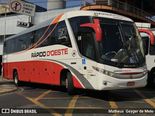 Rápido D´Oeste 14030 na cidade de São José do Rio Preto, São Paulo, Brasil, por Matheus  Geyger de Melo. Número da foto: #7010180.