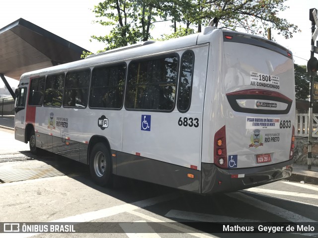 Expresso Itamarati 6833 na cidade de São José do Rio Preto, São Paulo, Brasil, por Matheus  Geyger de Melo. Número da foto: #7010134.