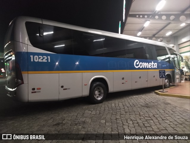 Viação Cometa 10221 na cidade de Juiz de Fora, Minas Gerais, Brasil, por Henrique Alexandre de Souza. ID da foto: 7012079.