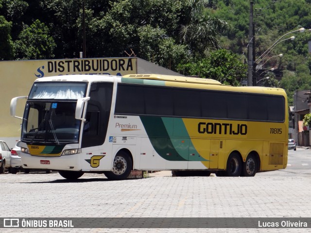 Empresa Gontijo de Transportes 11815 na cidade de Coronel Fabriciano, Minas Gerais, Brasil, por Lucas Oliveira. ID da foto: 7011389.