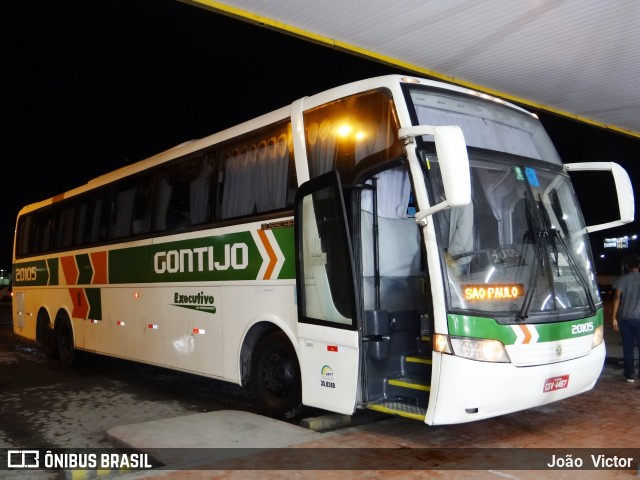 Empresa Gontijo de Transportes 20105 na cidade de Feira de Santana, Bahia, Brasil, por João Victor. ID da foto: 7012137.