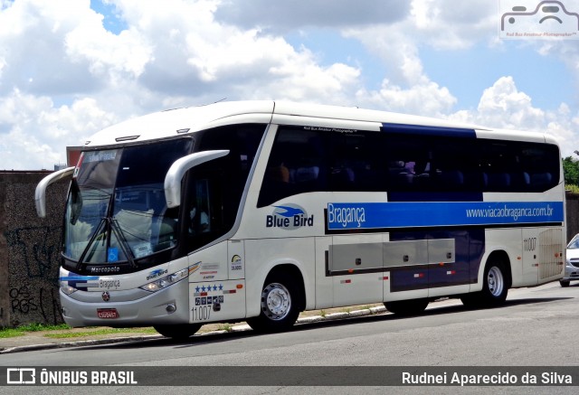 Auto Viação Bragança 11.007 na cidade de São Paulo, São Paulo, Brasil, por Rudnei Aparecido da Silva. ID da foto: 7011896.