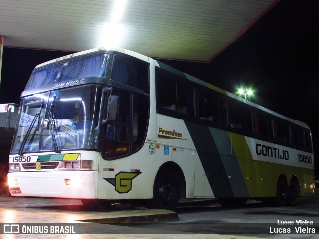 Empresa Gontijo de Transportes 15850 na cidade de João Monlevade, Minas Gerais, Brasil, por Lucas Vieira. ID da foto: 7014498.