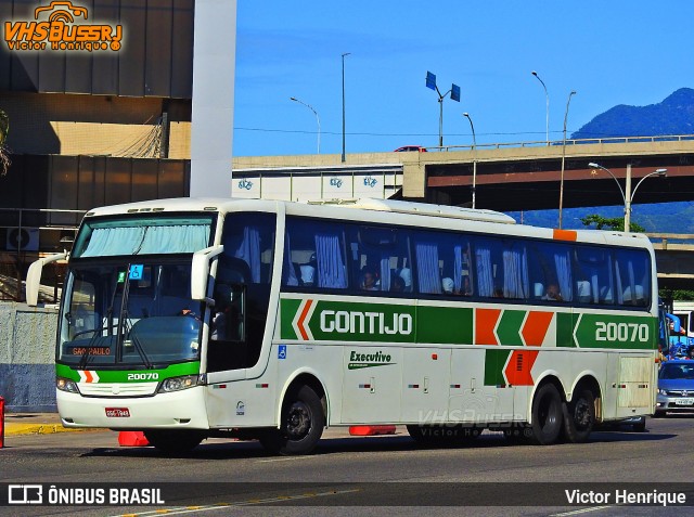 Empresa Gontijo de Transportes 20070 na cidade de Rio de Janeiro, Rio de Janeiro, Brasil, por Victor Henrique. ID da foto: 7014610.