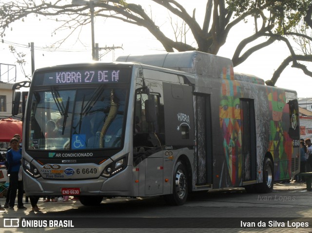 Transwolff Transportes e Turismo 6 6649 na cidade de São Paulo, São Paulo, Brasil, por Ivan da Silva Lopes. Número da foto: #7013319.