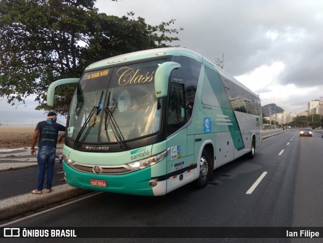 Santa Fé Transportes 074 na cidade de Rio de Janeiro, Rio de Janeiro, Brasil, por Ian Filipe. Número da foto: #7012645.