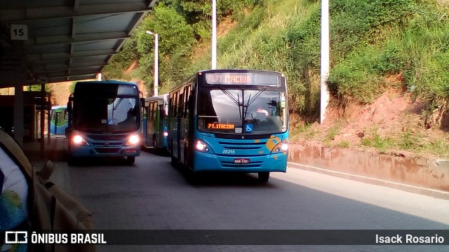 Viação Satélite 25215 na cidade de Cariacica, Espírito Santo, Brasil, por Isack Rosario. ID da foto: 7013066.